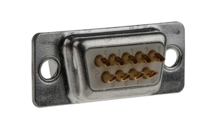 HARTING 9 Way Panel Mount D-sub Connector Plug, 2.77mm Pitch