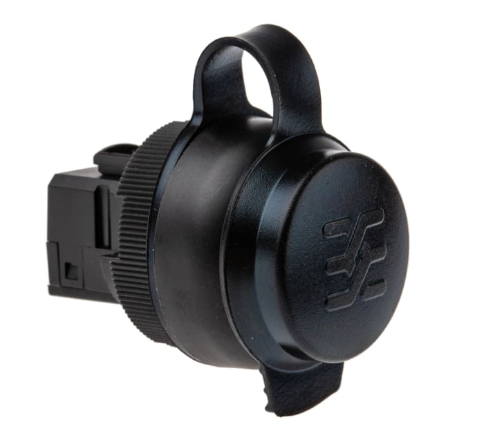Weidmuller Straight, Panel Mount, Socket- Single Port Type A 2.0 IP65 USB Connector