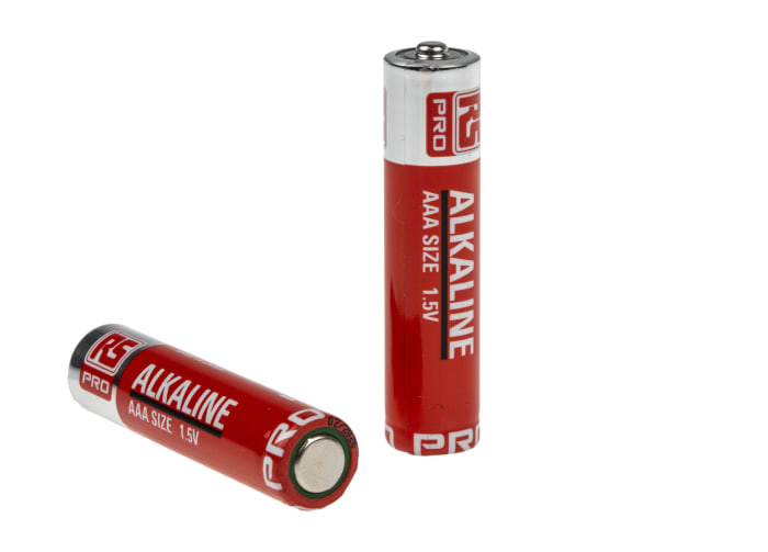 Baterie AAA RS PRO 1.5V Alkalická LR03 LR03 1.25Ah RS PRO