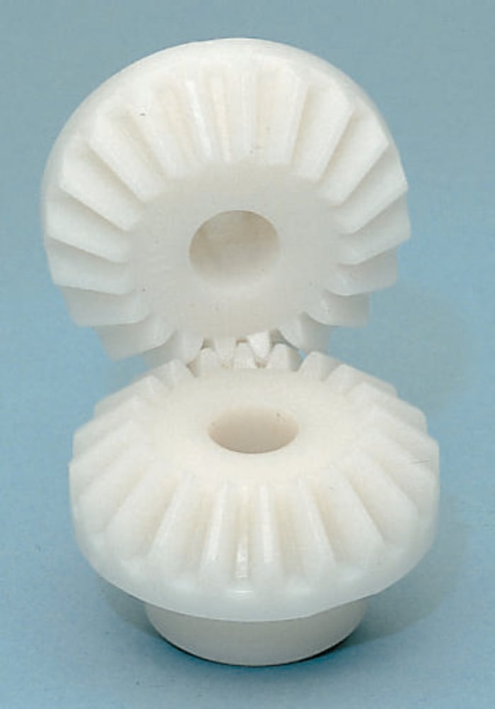 8888 POM Mitre Gear, 6mm Bore, 20 Teeth, 1 Module