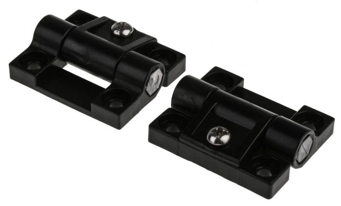 RS PRO Friction Hinge, Screw Fixing, 43mm x 37mm x 6mm
