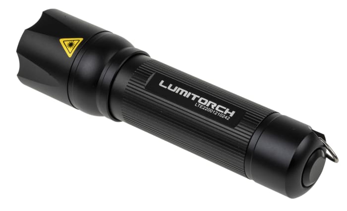 Lampe torche RS PRO LED UV non rechargeable, Noir, 410 lm