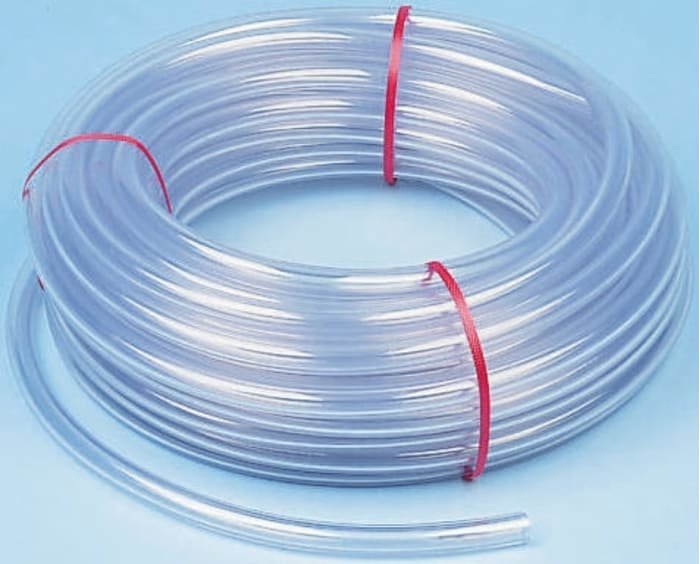 Tube flexible RS PRO PVC, Ø 19mm x Ø 26mm, L 10m Transparent