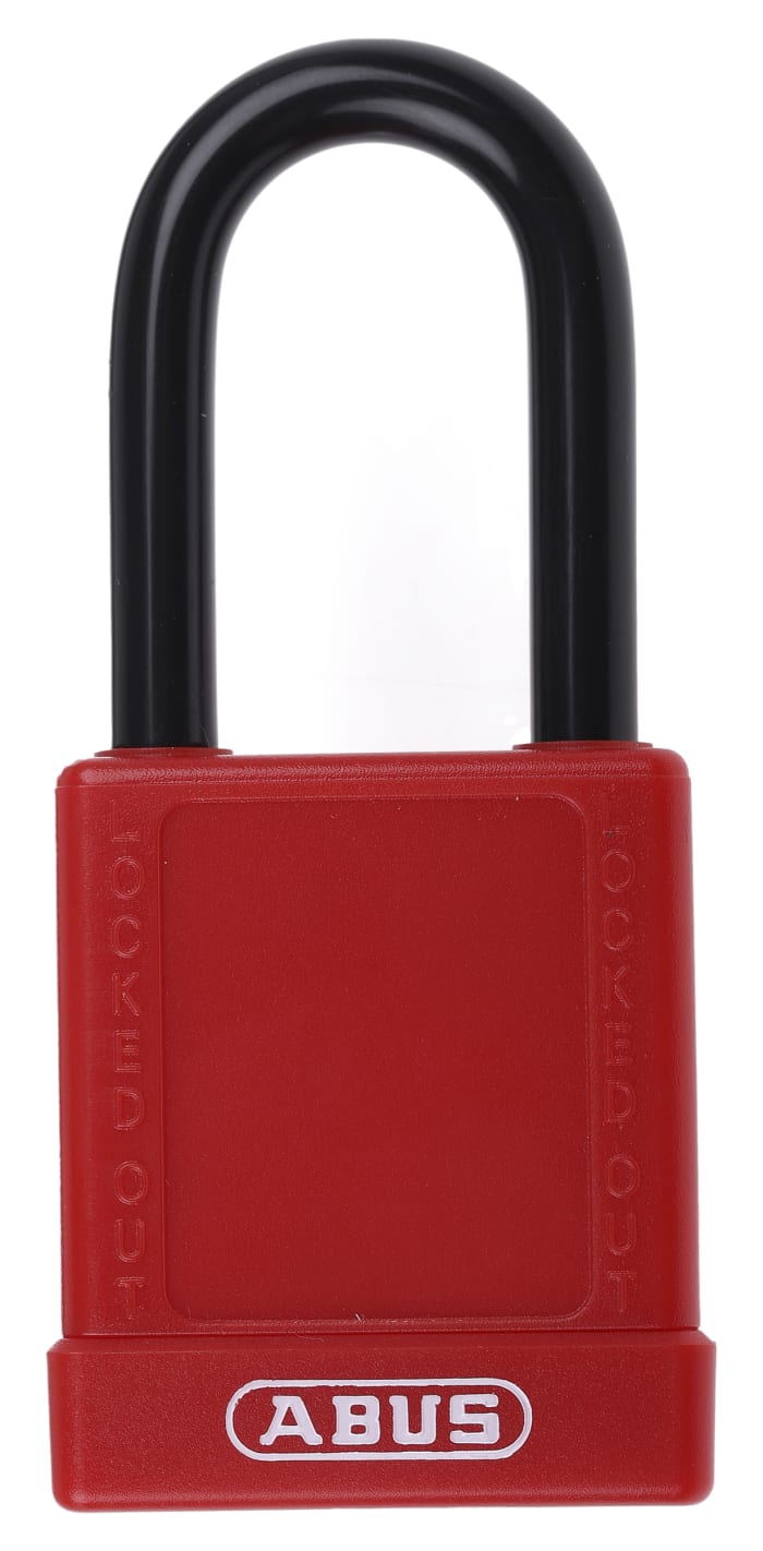 ABUS Key Weatherproof Aluminium, Steel Safety Padlock, 6.5mm Shackle, 38mm Body