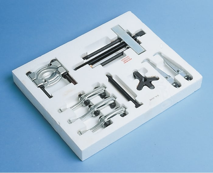 Sykes Pickavant Bearing Puller, Pulling Rod: 0 → 55; Thin Jaw: 0 → 75 Spread; 2/3 Leg Reversible: 100