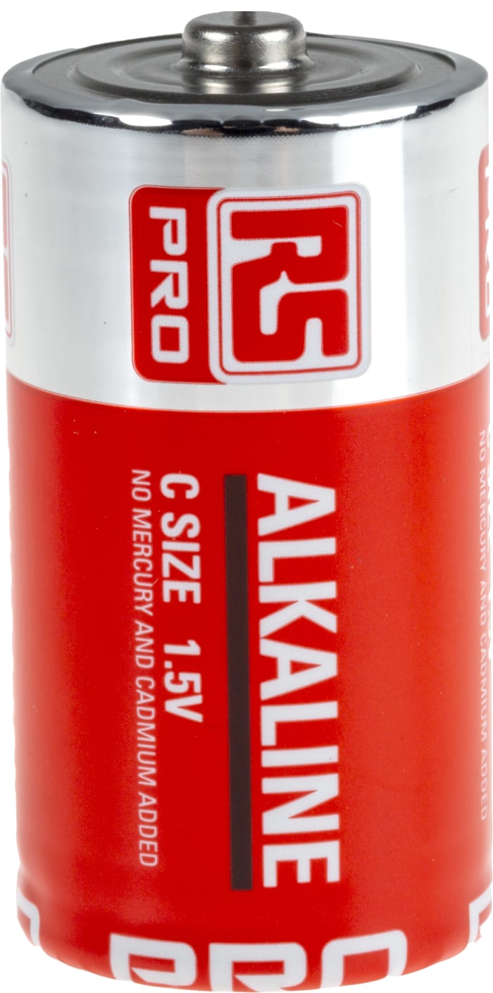 RS PRO 1.5V Alkaline C Batteries