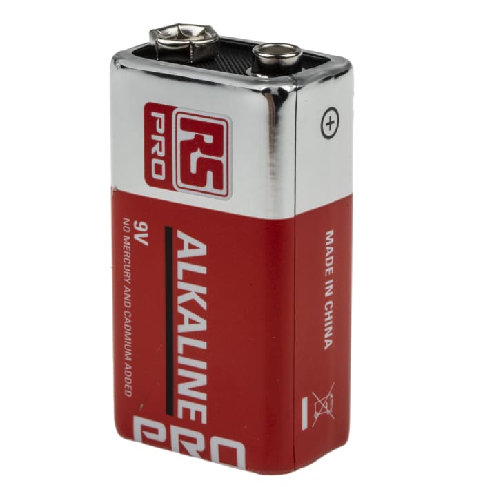 RS PRO Alkaline 9V Batteries PP3