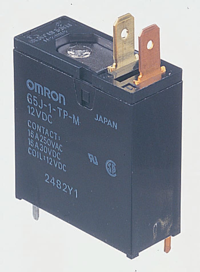G4A-1A-E DC12 Omron | Omron Plug In Power Relay, 12V dc Coil G4A-1A-E DC12 Omron | Omron Plug In Power Relay, 12V dc Coil