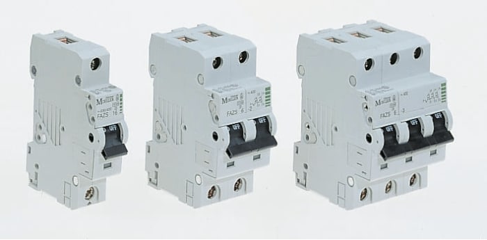 1 pole type C circuit breaker,6kA 2A