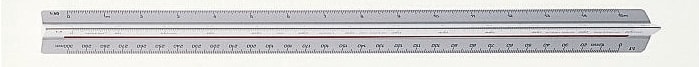 8888 300mm Plastic Metric Rule