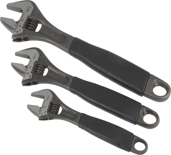 Adjust 390 Bahco Bahco Adjustable Spanner, , 30mm Max Jaw Capacity