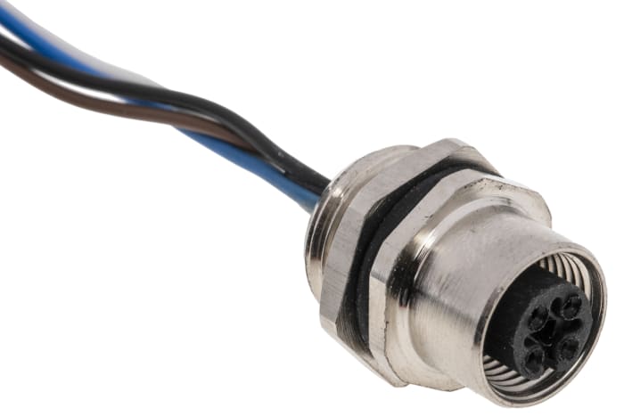RS PRO Circular Connector, 4 Contacts, Panel Mount, M12 Connector, Socket, Female, IP67