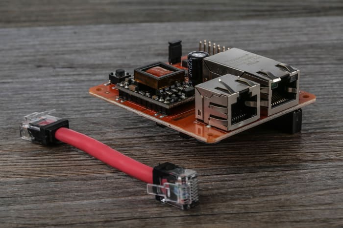 RS PRO Power over Ethernet (POE) Switch HAT for Raspberry Pi