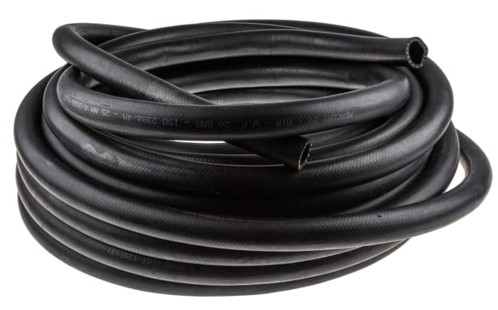 RS PRO  RS PRO Hose Pipe, EPDM, 10mm ID, 17mm OD, Black, 20m