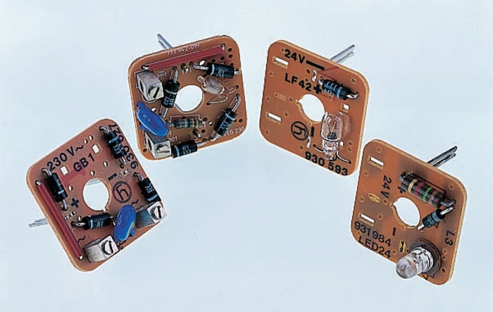 Hirschmann Bridge rectifier with varistor for use with GDM series rectangular connector