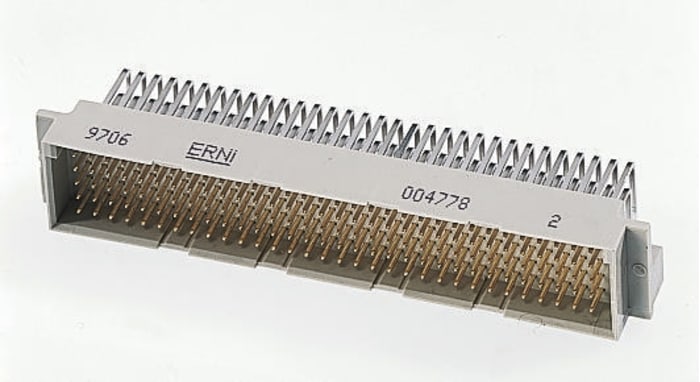 Konektor DIN 41612, Samec, rozteč: 2.54mm, počet kontaktů: 160, počet řad: 5, orientace těla: Pravý úhel, Pájení,