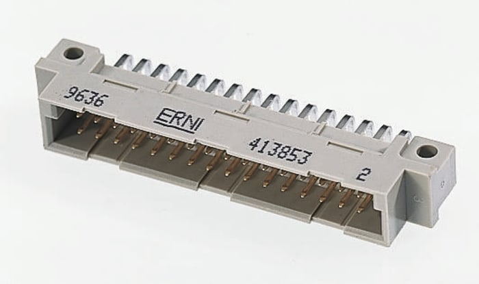 ERNI 48 Way 2.54mm Pitch, 3 Row, Straight DIN 41612 Connector, Socket