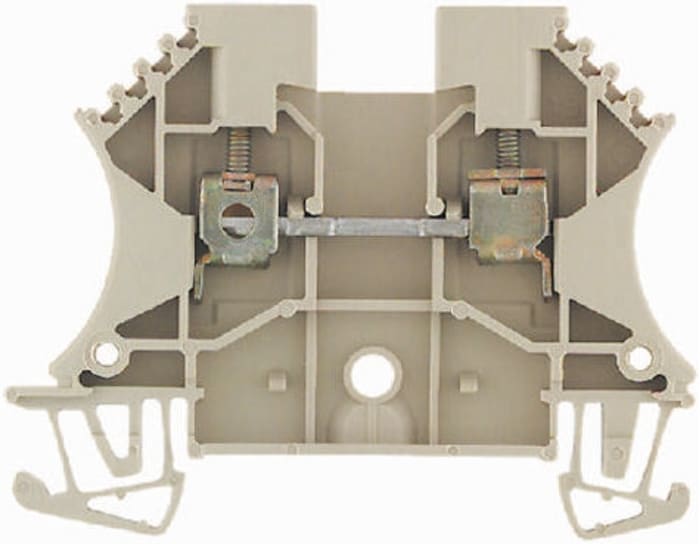 Bloc de jonction de traversée Weidmuller WDU, 70mm², A visser, Marron