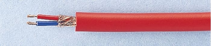 Quadrant Connectors 2 Core, 0.22 mm² CSA Screened, 6mm od, 25m, Yellow