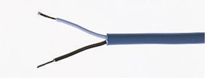 RS Pro, 10 Damarlı, PVC Kılıflı Gri Endüstriyel Kablo, 250 V