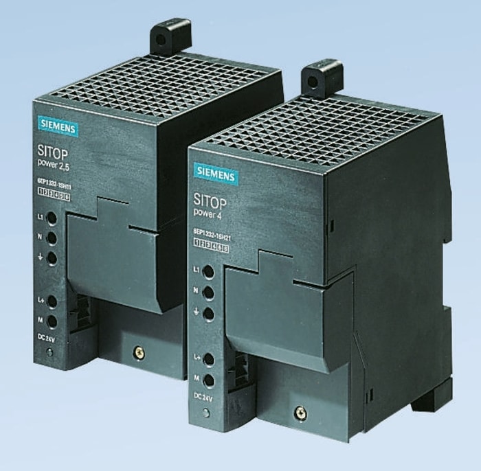 Siemens Switch Mode DIN Rail Panel Mount Power Supply, 4A Output, 96W