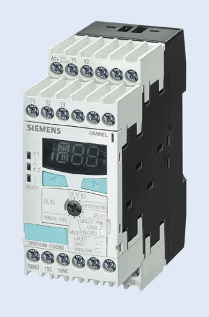 Siemens Temperature Monitoring Relay, SPST