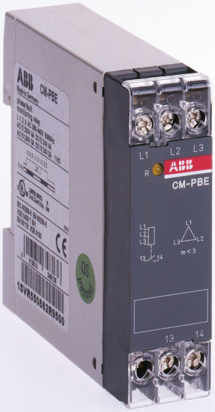 ABB Phase Monitoring Relay, DPDT