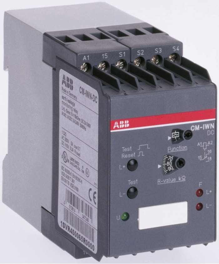 ABB Insulation Monitoring Relay, SPDT
