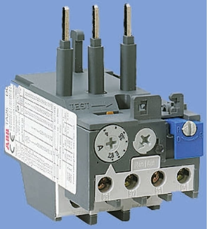 Relais de surcharge thermique ABB TA25, 1 NO + 1 NF, 8,5 A