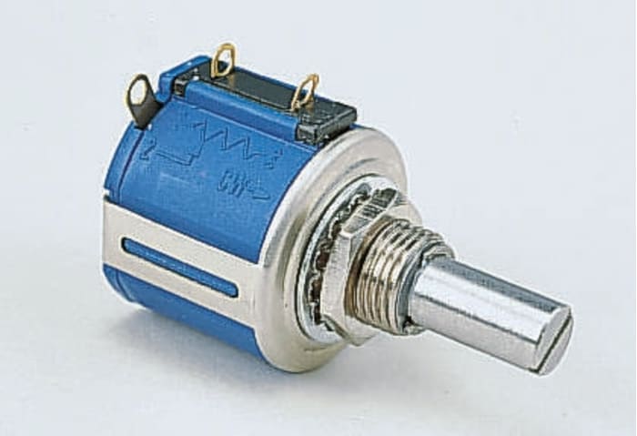 Potentiomètre,  multitours,  10 tours,  bobiné,  linéaire,  2W,  100ohms,  Bourns,  3540S1101.