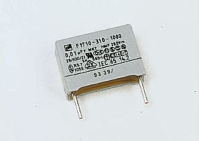 Vishay Polyester Film Capacitor, 250V ac, ±20%, 10nF, Through Hole