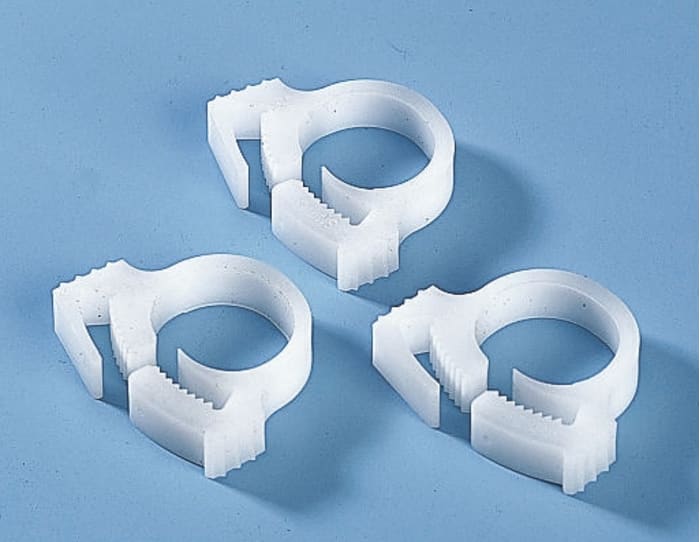 HellermannTyton Natural Polyacetal Snapper Hose Clip, 12.3mm Max. Bundle