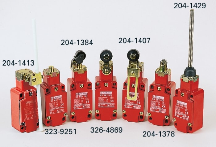 Crouzet Lever Limit Switch, NO/NC, IP66, Metal Housing, 380V ac Max, 6A Max
