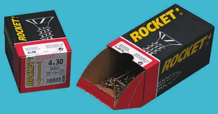 Vynex Pozidriv Flat Steel Wood Screw Zinc Chromate, 6mm Thread