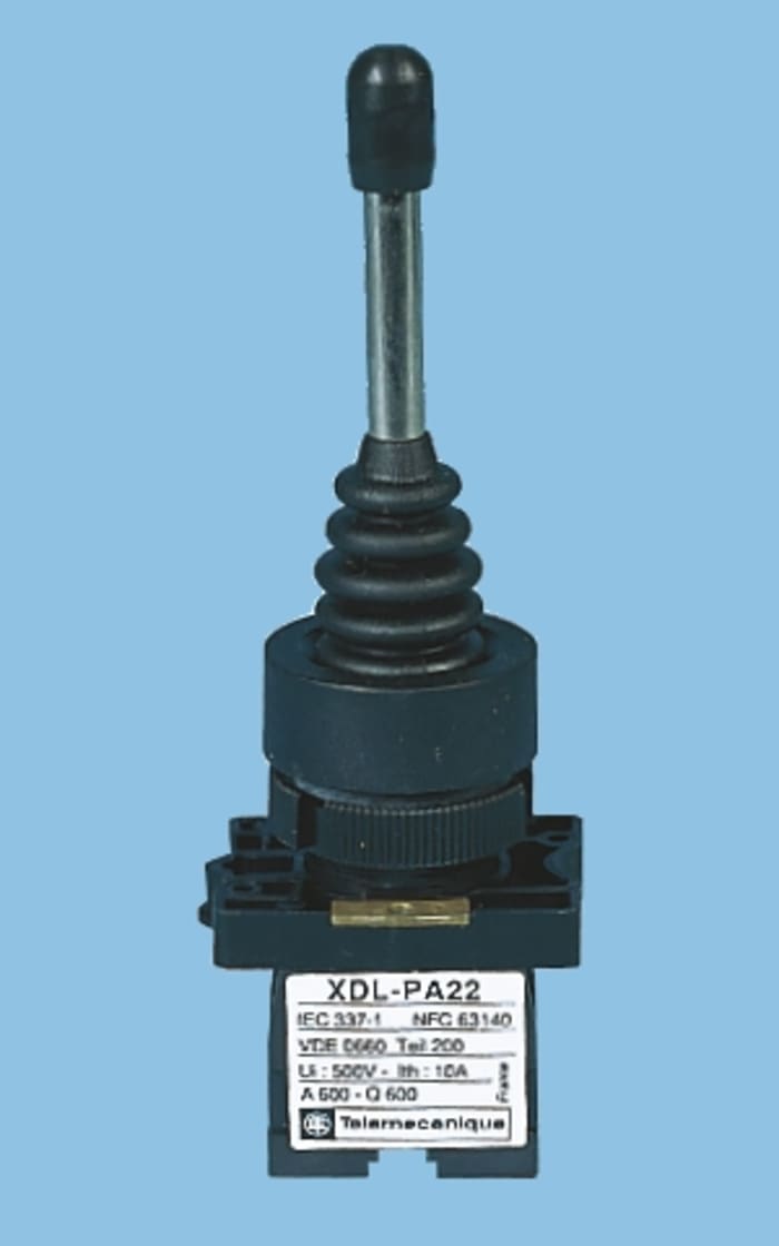 Schneider Electric 4-Axis Joystick Switch Lever, Slow Break, IP66 240V ac