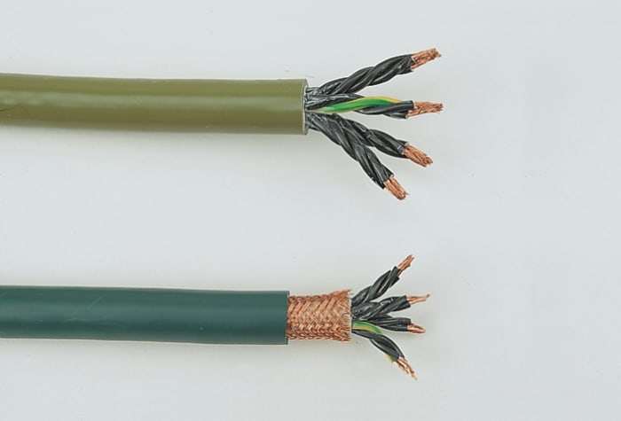Igus Actuator/Sensor Cable, 12 Cores, 1.5 mm², Unscreened, Green PVC Sheath, 16