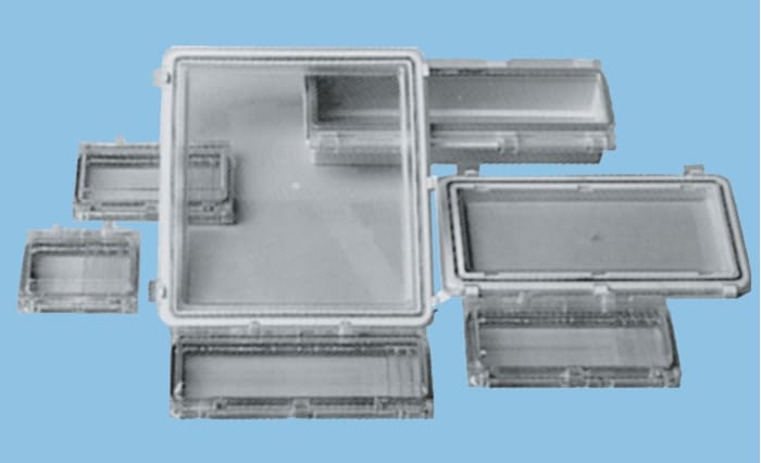 Fibox PC Inspection Window for Use with 12 Module Enclosure, 248 x 26 x 128mm