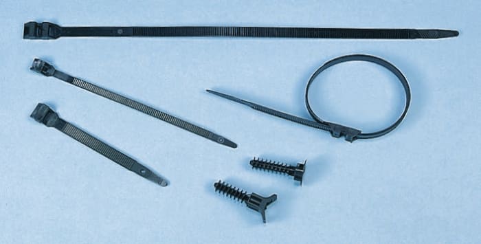 Legrand, Siyah, PA 12 Kablo Bağı, 750mm x 9 mm