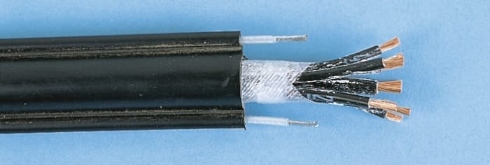 Nexans Actuator/Sensor Cable, 12 Cores, 1.5 mm², Unscreened, 10m, Black PVC Sheath