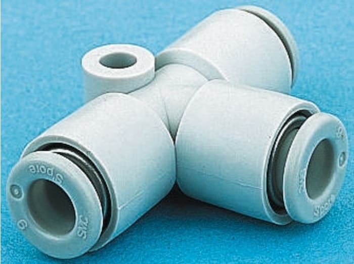 SMC KQ2 Series Push In 8 mm, Tube-to-Tube Connection Style