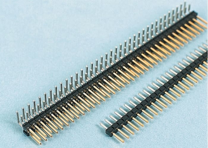 Amphenol Communications Solutions BergStik Series Right Angle Through Hole Pin Header, 72 Contact(s), 2.54mm Pitch, 2