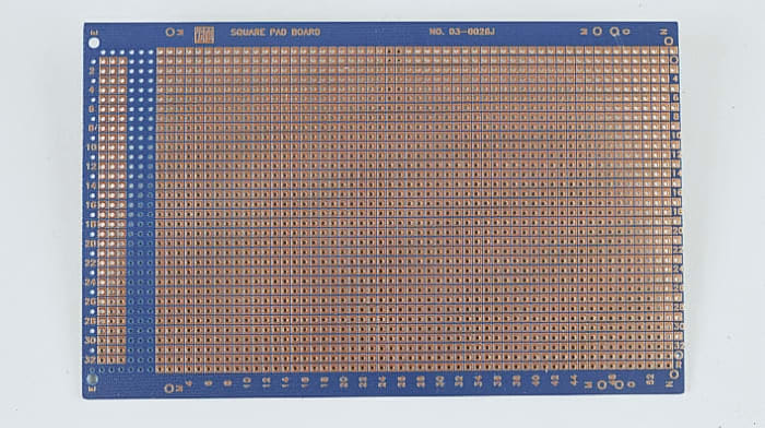 Carte Présensibilisée, Simple face Vero Technologies au pas de 2.54mm, 233.4 x 160 x 1.6mm, DIN 41612, FR4
