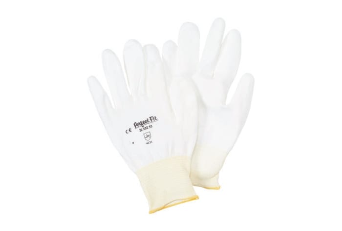 Guantes de trabajo de Poliamida Honeywell Safety, talla 7, Blanco, con recubrimiento de Poliuretano, Uso general