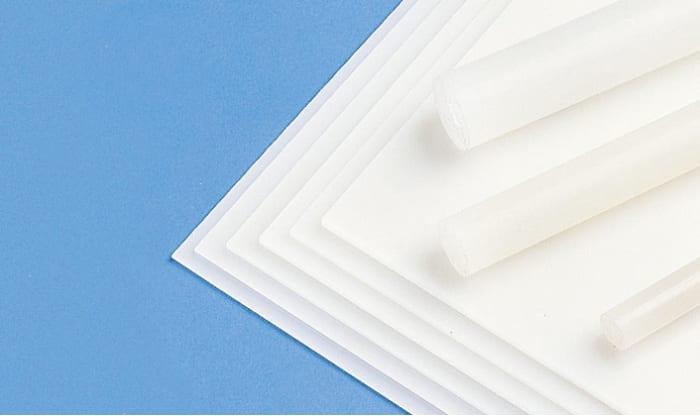 RS PRO Natural Polypropylene (PP) Rod, 1m x 40mm Diameter