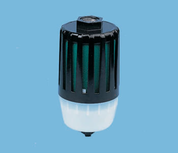 Parker FS Die Cast Aluminium Pneumatic Silencer, Threaded