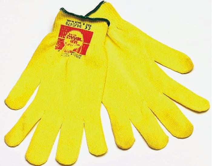 Ansell Yellow Neptune Coated Kevlar Abrasion Resistant, Cut Resistant, Heat Resistant, Tear Resistant Reusable Gloves,