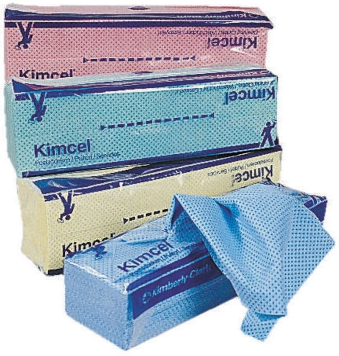 Kimberly Clark WYPALL X80 Red Wipes for Cleaning Tables and Counters, Industrial Food processing tasks, Kitchen Tasks,