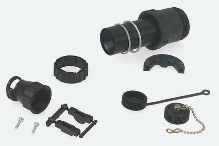 TE Connectivity Black Nylon Cable Clamp, 11.51mm Max. Bundle