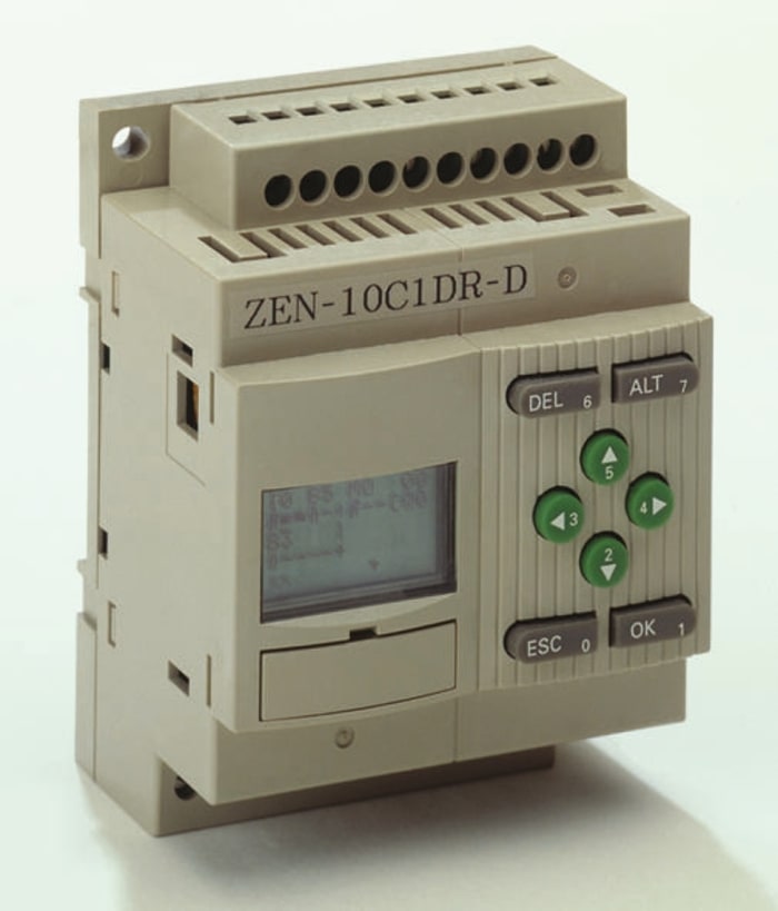 Omron ZEN Series PLC CPU for Use with ZEN V2, Relay Output, 12-Input