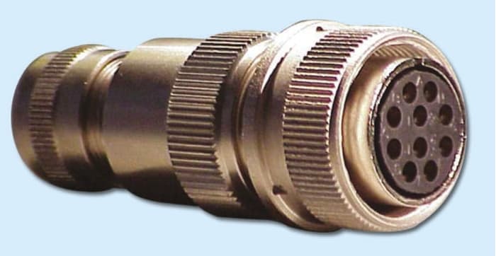 Glenair 10 Way Cable Mount MIL Spec Circular Connector Plug, Socket Contacts,Shell Size 18, MIL-DTL-5015
